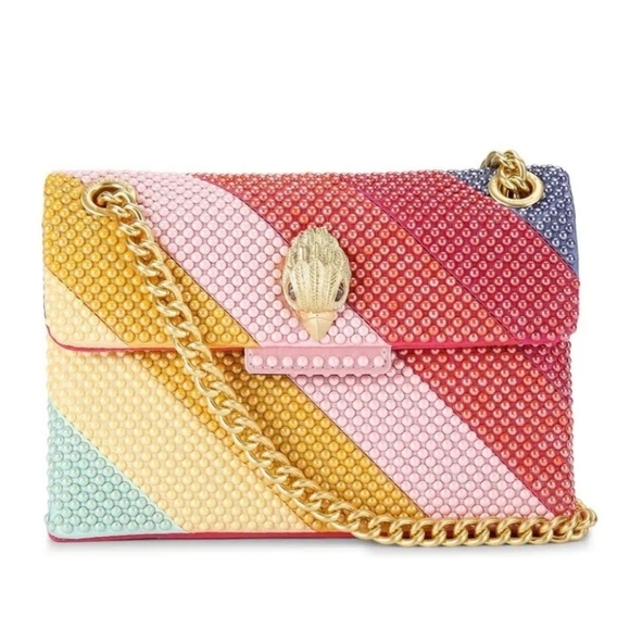 🔹️Kurt Geiger 🔹️London Fabric Mini Pearl Embellished Kensington Crossbody Bag